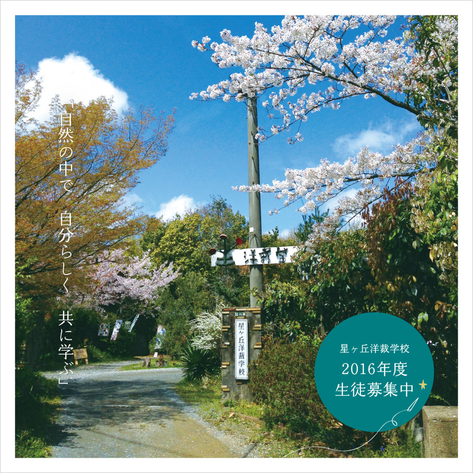 星ヶ丘洋裁学校 2016年度生徒募集
